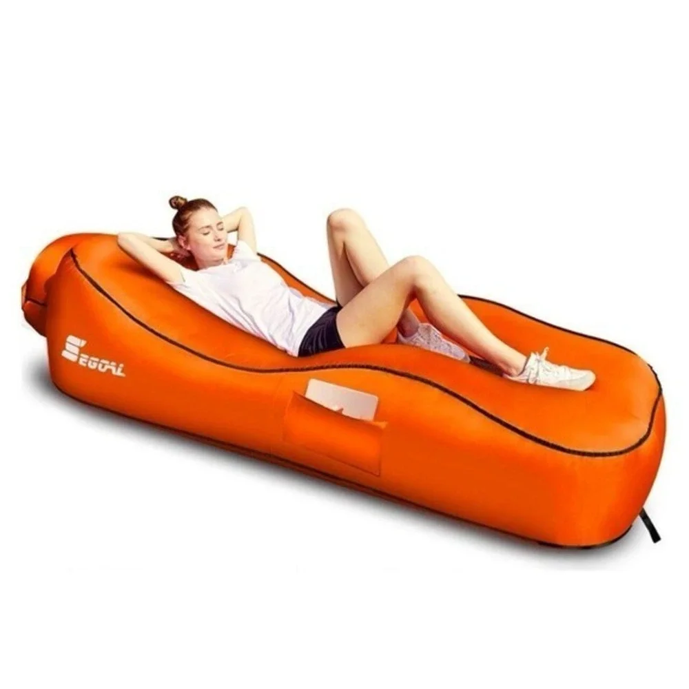 New Inflatable Sofa Couch Lounger & Pillow Waterproof Travel Leisure Vaca Hiking